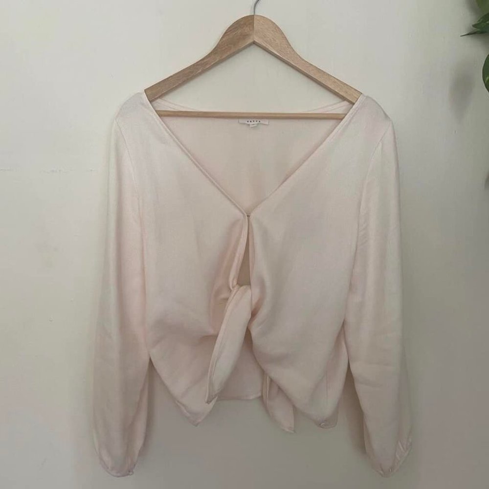 Vetta Capsule Gather Top XS - 🌿 Sustainable Slow Fashion Minimalist